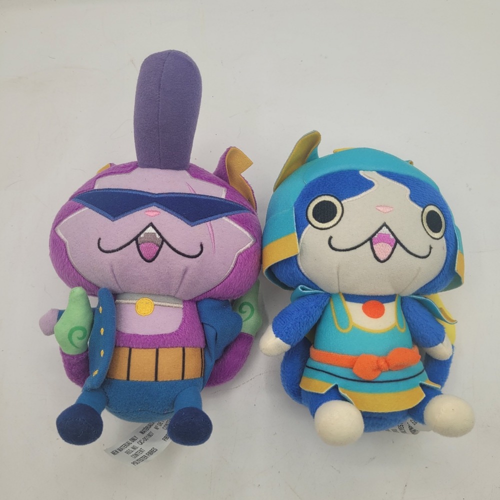 Yokai‎ Watch Baddinyan And Shogunyan Hasbro Stuffed Animal Plush Toy Yo-kai